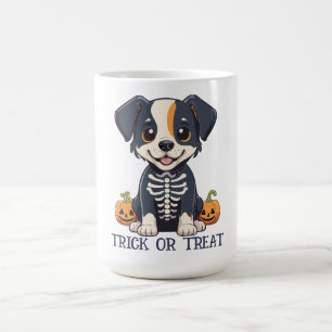 Hund zu Halloween-Kostüm Kaffeetasse