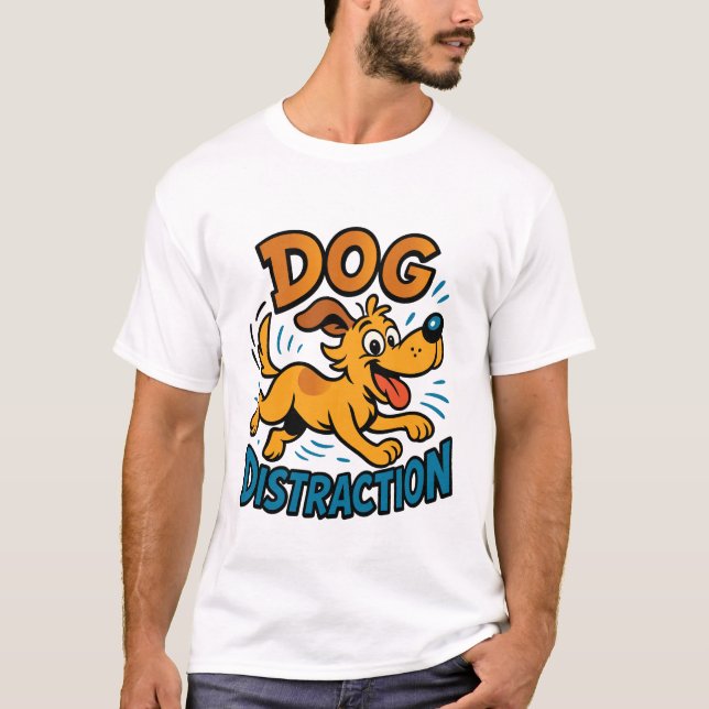 Hundablenkung T-Shirt (Vorderseite)