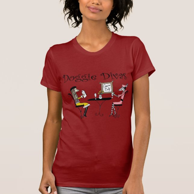 Hündchen-Divas T-Shirt (Vorderseite)