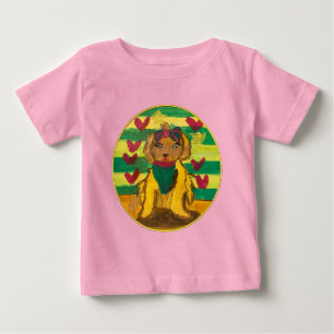 Hundchen "Kunst von Kindern" Baby T-shirt