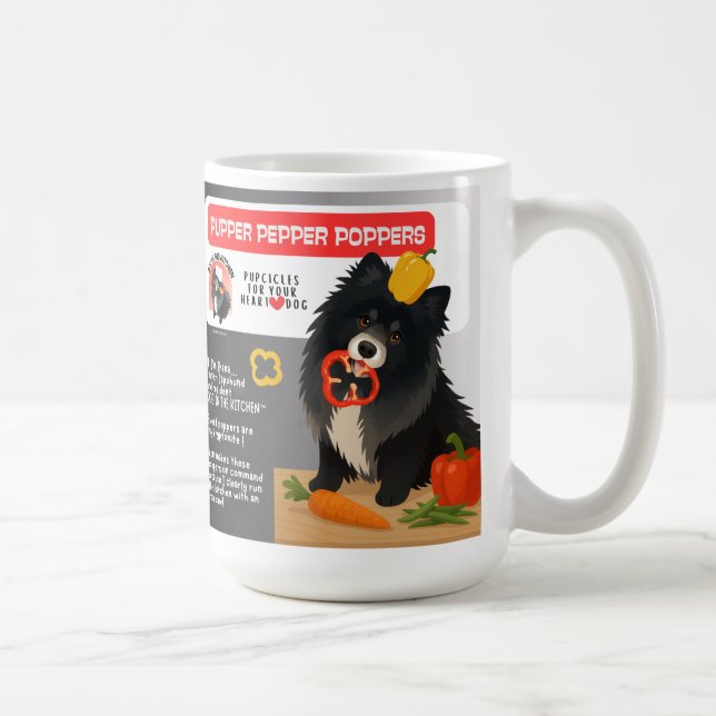 HÜNDCHEN PFEFFER KNALLER Hundeleckerlis Art Muse R Kaffeetasse (Rechts)