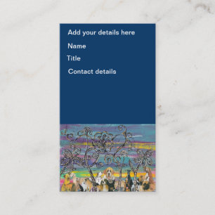 Hündchen-TagesVisitenkarten Visitenkarte