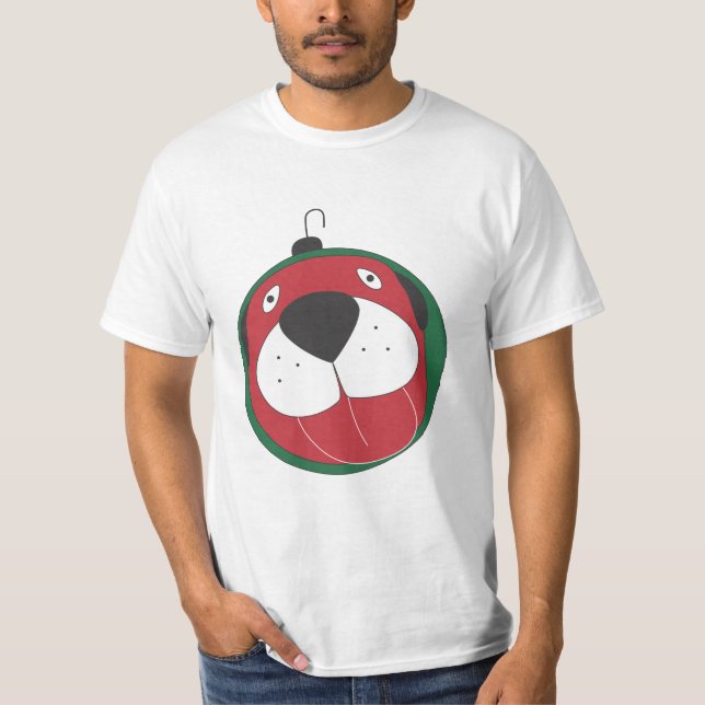 Hündchen-Verzierung T-Shirt (Vorderseite)