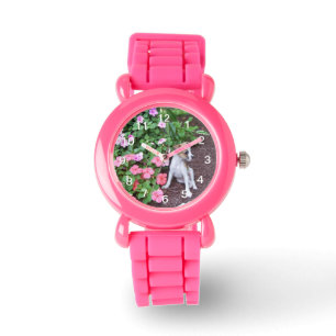 Hündchenuhr des Mädchens Armbanduhr