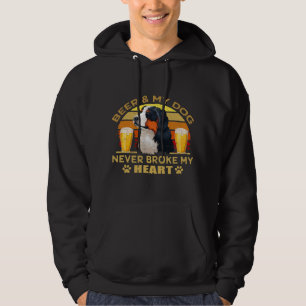 Hunde 365 Bier & Berner Hunde Nie Broke Hoodie