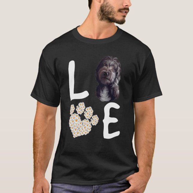 Hunde 365 Liebe Lagotto Romagnolo Dog Paw Pet Resc T-Shirt (Vorderseite)