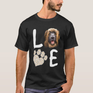 Hunde 365 Liebe Leonberger Dog Paw Pet Rescue T-Shirt