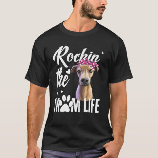 Hunde 365 Rockin Die italienische Greyhound Mama L T-Shirt
