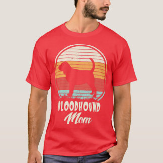 Hunde 365 Vintage Bloodhound Mutter Hund Cute Lust T-Shirt