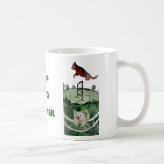 Hunde Agility Personalisiert zeichnen Tasse