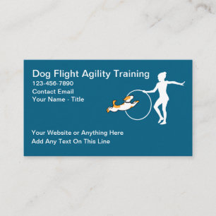 Hunde-Agility-Training-Dienstleistungen Visitenkarte