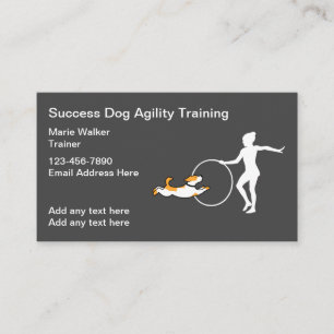 Hunde-Agility-Training Visitenkarte