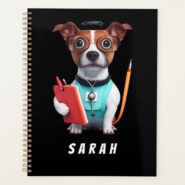 Hunde als Krankenschwester, Hunde tragen Krankensc Planer (Vorderseite)