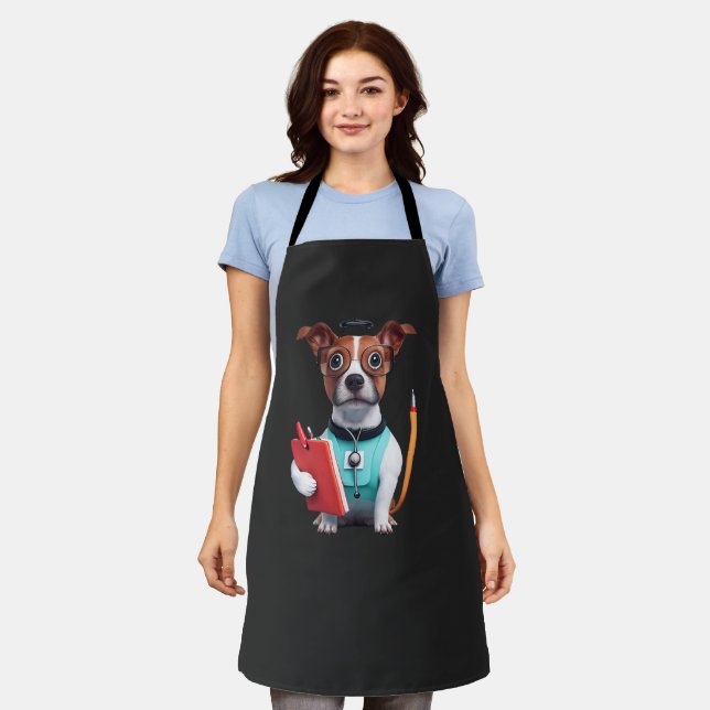 Hunde als Krankenschwester, Hunde tragen Krankensc Schürze (Getragen)