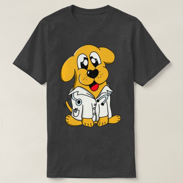 Hunde Arzt 1 T-Shirt (Design vorne)