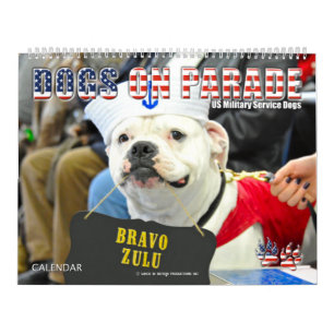 HUNDE AUF PARADE - Hunde des Militärdienstes der U Kalender