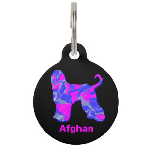 Hunde aus Afghanistan Hot Pink & Blue Haustiermarke
