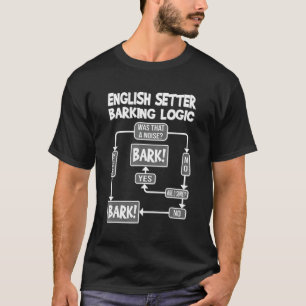 Hunde-Barking-Logik, lustige Hundegeschenkidee, Fu T-Shirt
