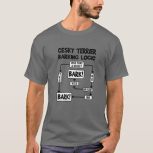 Hunde-Barking-Logik, lustiges Hundegeschenk, Funny T-Shirt