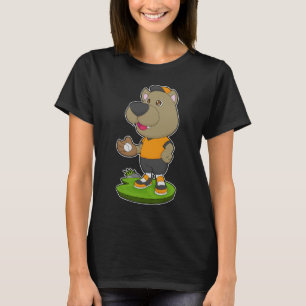 Hunde Baseball Baseballhandschuh T-Shirt