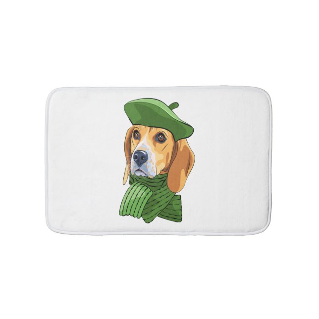 Hunde-Beagle Badematte (Vorderseite)