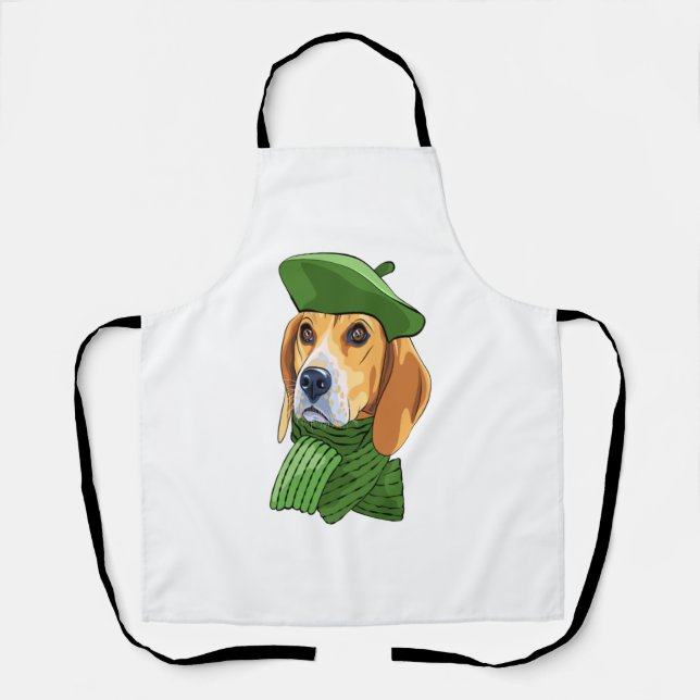 Hunde-Beagle Schürze (Vorderseite)