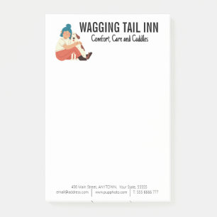 Hunde Bed and Breakfast Business Custom Post-it Klebezettel