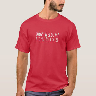 Hunde Begrüßungszitate 2023 Familienfreund T-Shirt