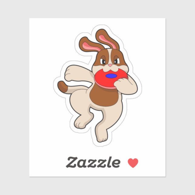 Hunde beim Spielen Aufkleber (Blatt)