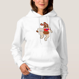 Hunde beim Spielen Hoodie