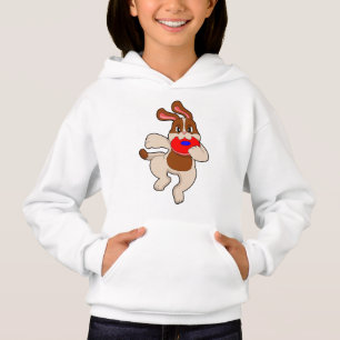 Hunde beim Spielen Hoodie