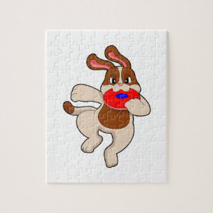 Hunde beim Spielen Puzzle