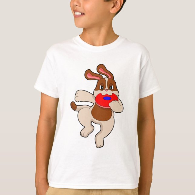 Hunde beim Spielen T-Shirt (Vorderseite)