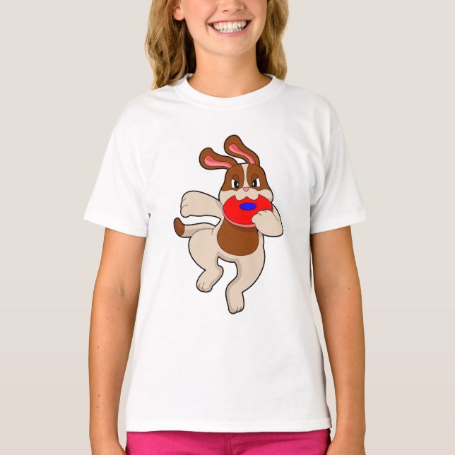 Hunde beim Spielen T-Shirt (Vorderseite)