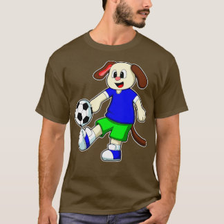Hunde beim Sport mit Fußball T-Shirt