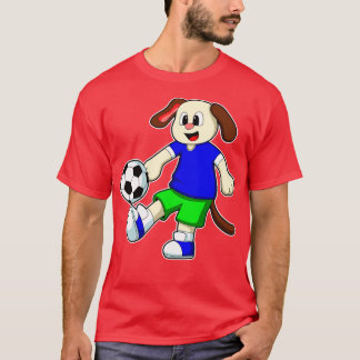 Hunde beim Sport mit Fußball T-Shirt