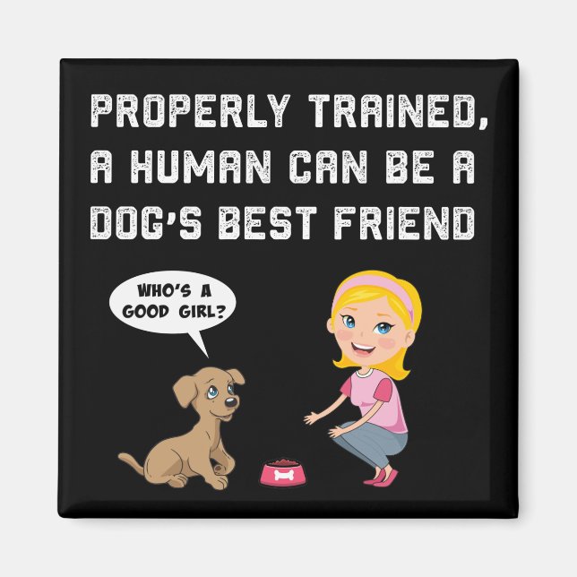 Hunde bester Freund Magnet (Vorne)