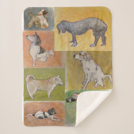 Hunde Blanket Sherpadecke