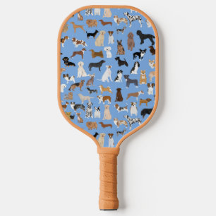 Hunde blau pickleball schläger