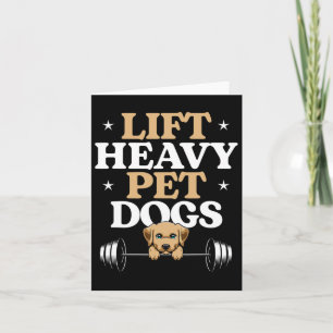Hunde Bodybuilding Schwerwiegende Hunde G Karte