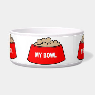 Hunde Bowl Food Bowl Red My Bowl Napf