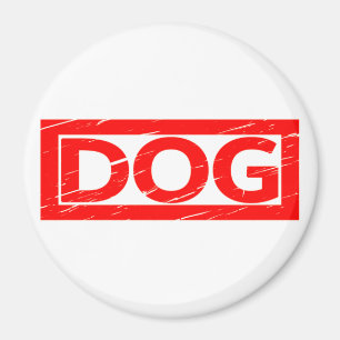 Hunde-Briefmarke Magnet