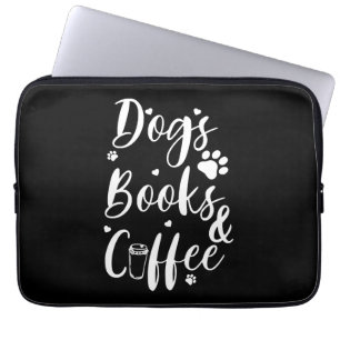 Hunde Bücher Coffe Hund Lover Buch Wurm Laptopschutzhülle