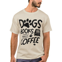 Hunde Bücher Kaffeetyp Sprichwort lesen