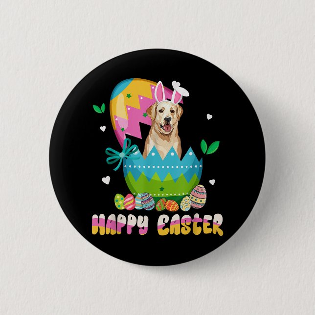 Hunde Bunny Oaster Day Labrador Retriever Hund Bun Button (Vorderseite)