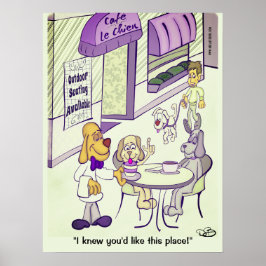 Hunde Café Poster