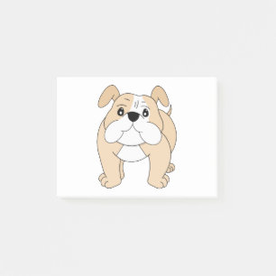 Hunde Cartoon Phantastisch Bulldog Post-it Klebezettel