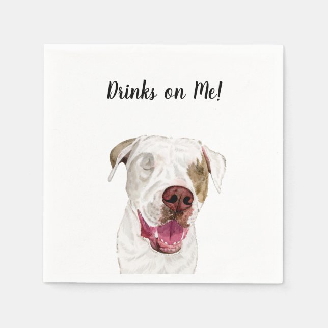 Hunde-Cocktailservietten Serviette (Vorderseite)
