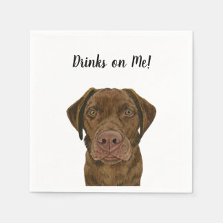 Hunde-Cocktailservietten Serviette