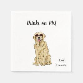 Hunde-Cocktailservietten Serviette